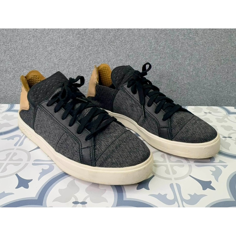 Adidas x Pharrell Williams Vulc Lace Up Sneakers Men's Size 8 Grey Logo Casual